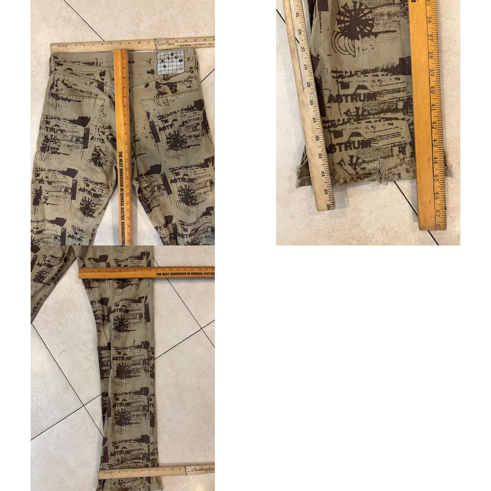 Denime Astrum Mens Jeans Brown Denim 90s USA Straight Size 34 Size US 32 / EU 48 - 8 Thumbnail