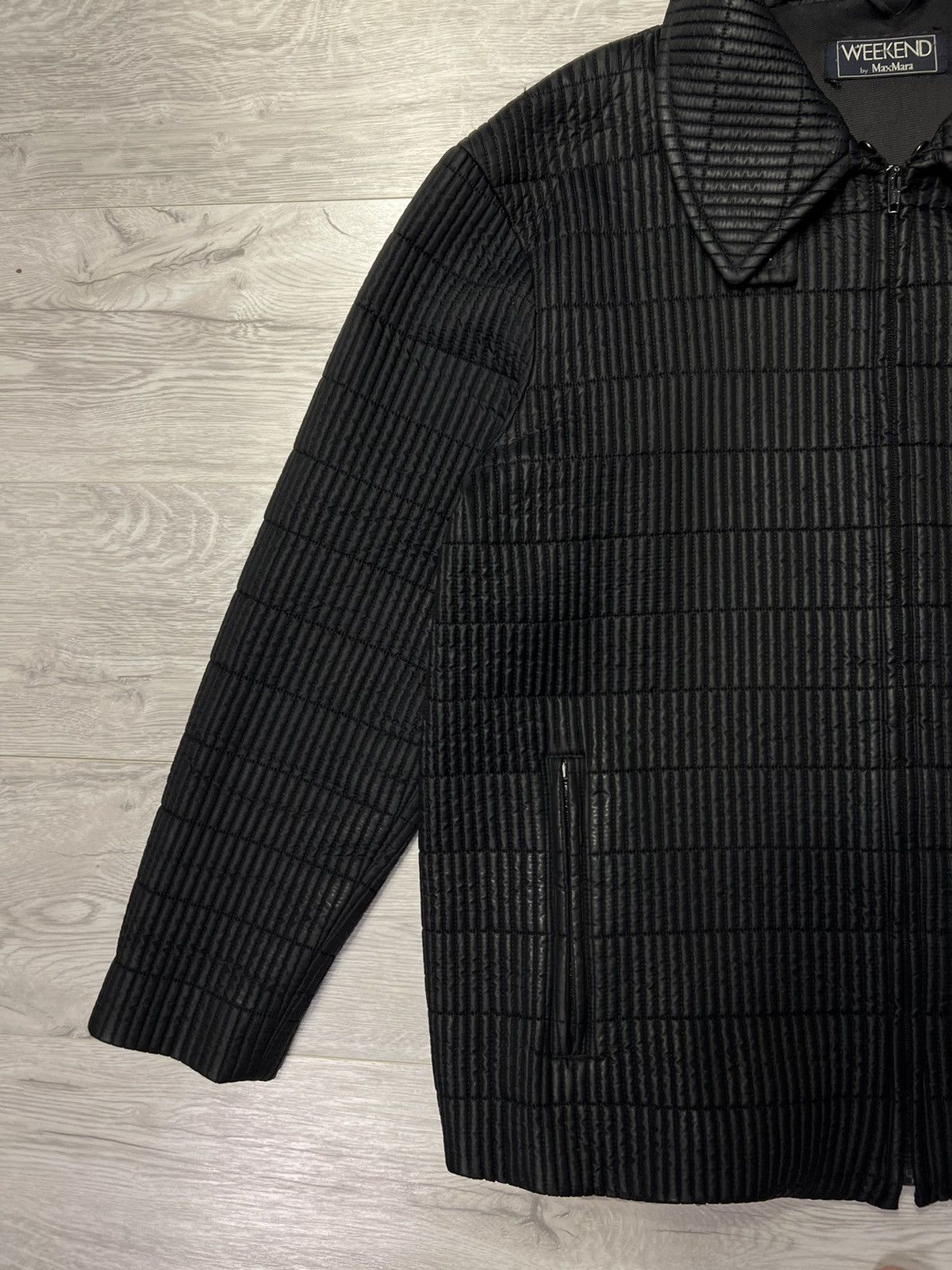 Vintage × Weekend Max Mara Vintage Weekend by Max Mara Ribbed Jacket Size M / US 6-8 / IT 42-44 - 3 Thumbnail