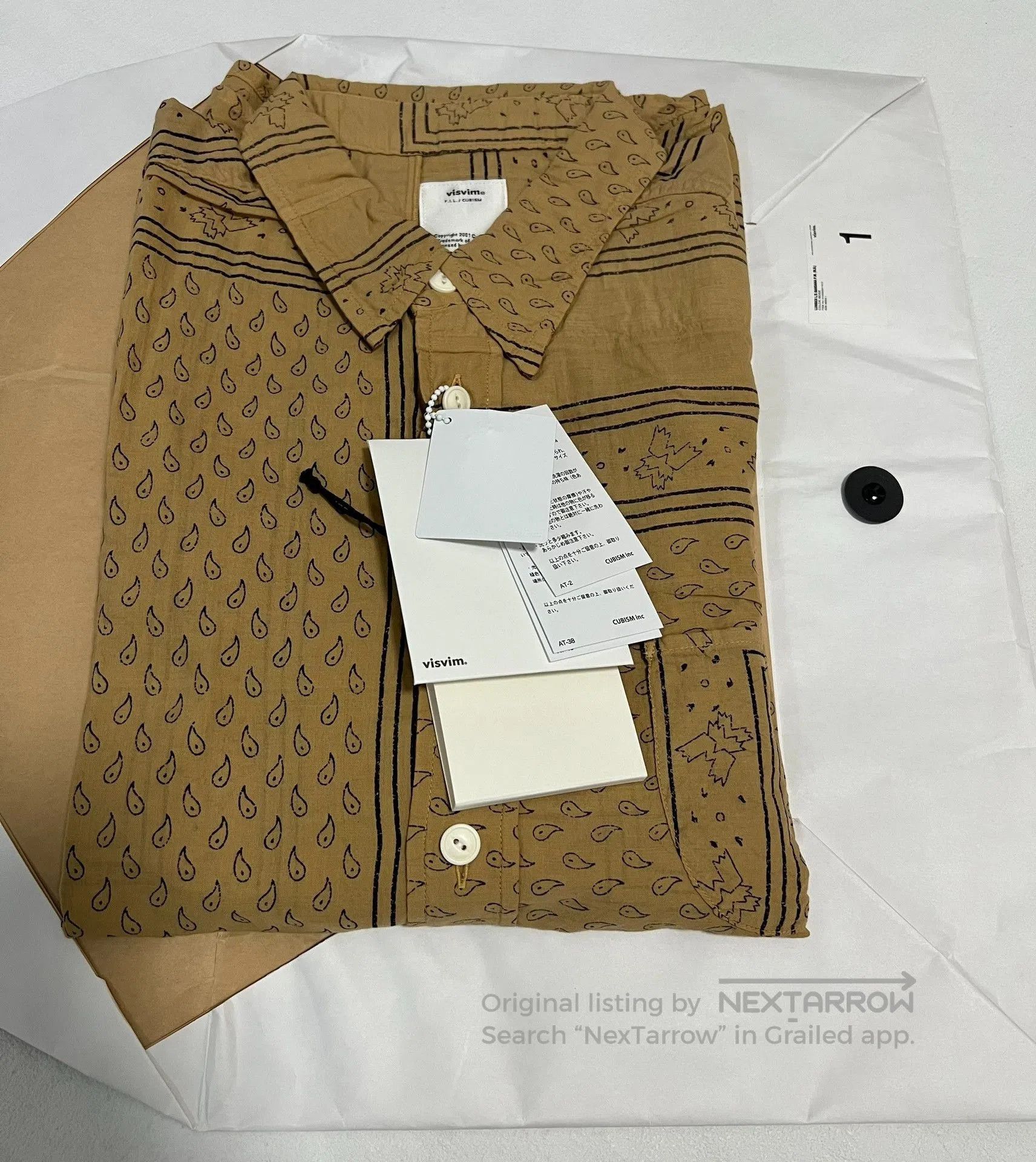 Visvim VISVIM 20AW LUMBER L/S BANDANA P.W.. Size US S / EU 44-46 / 1 - 7 Thumbnail