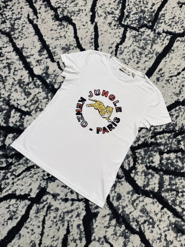 Kenzo Kenzo Jungle T-shirt white logo S Size US S / EU 44-46 / 1 - 2 Thumbnail