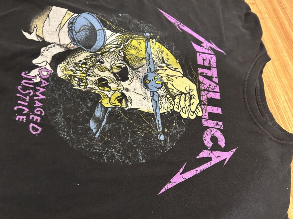 Metallica Black Metallica Damaged Justice tee Size US XXL / EU 58 / 5 - 2 Thumbnail