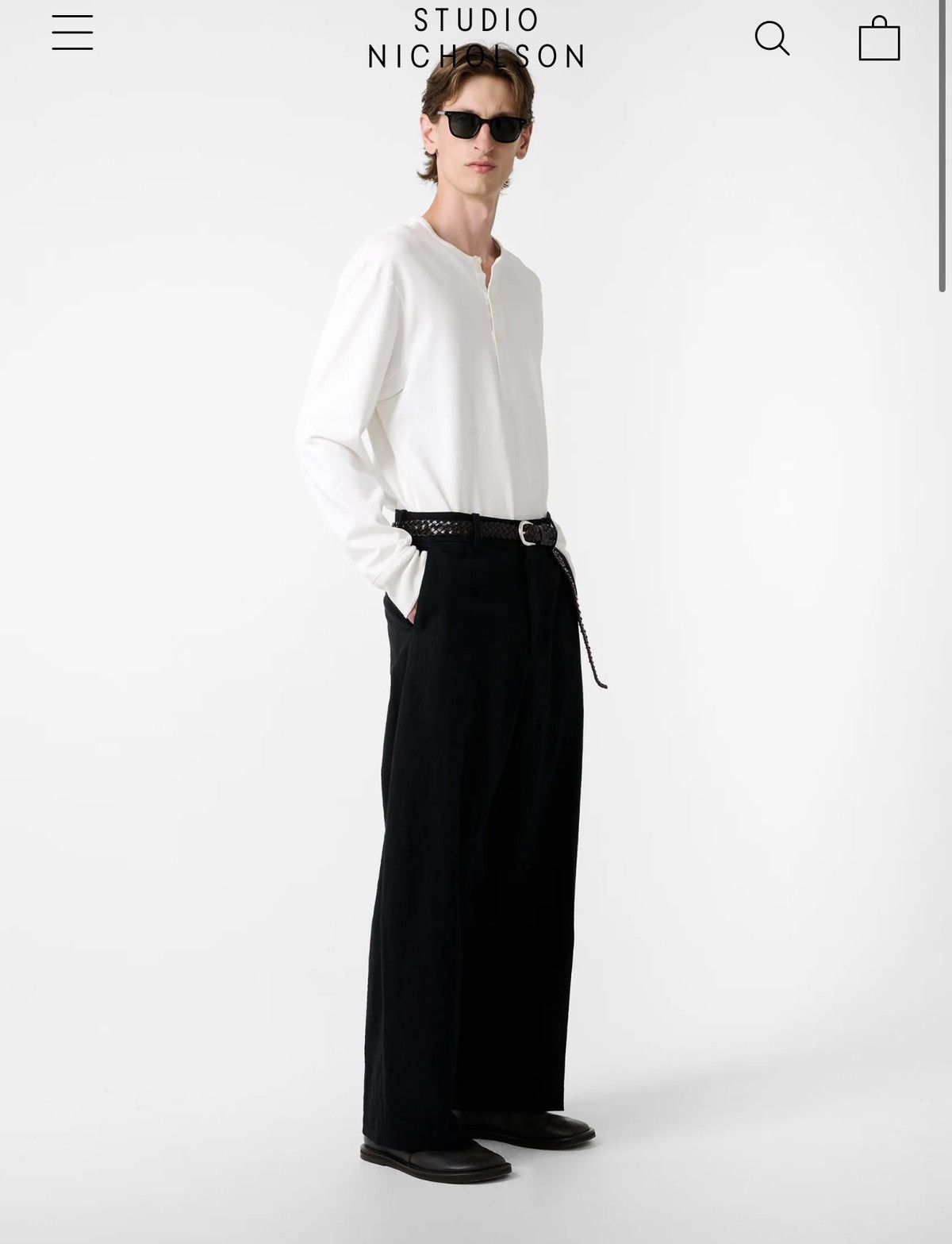 Studio Nicholson Bionda Peached Cotton Tan Pant | Grailed