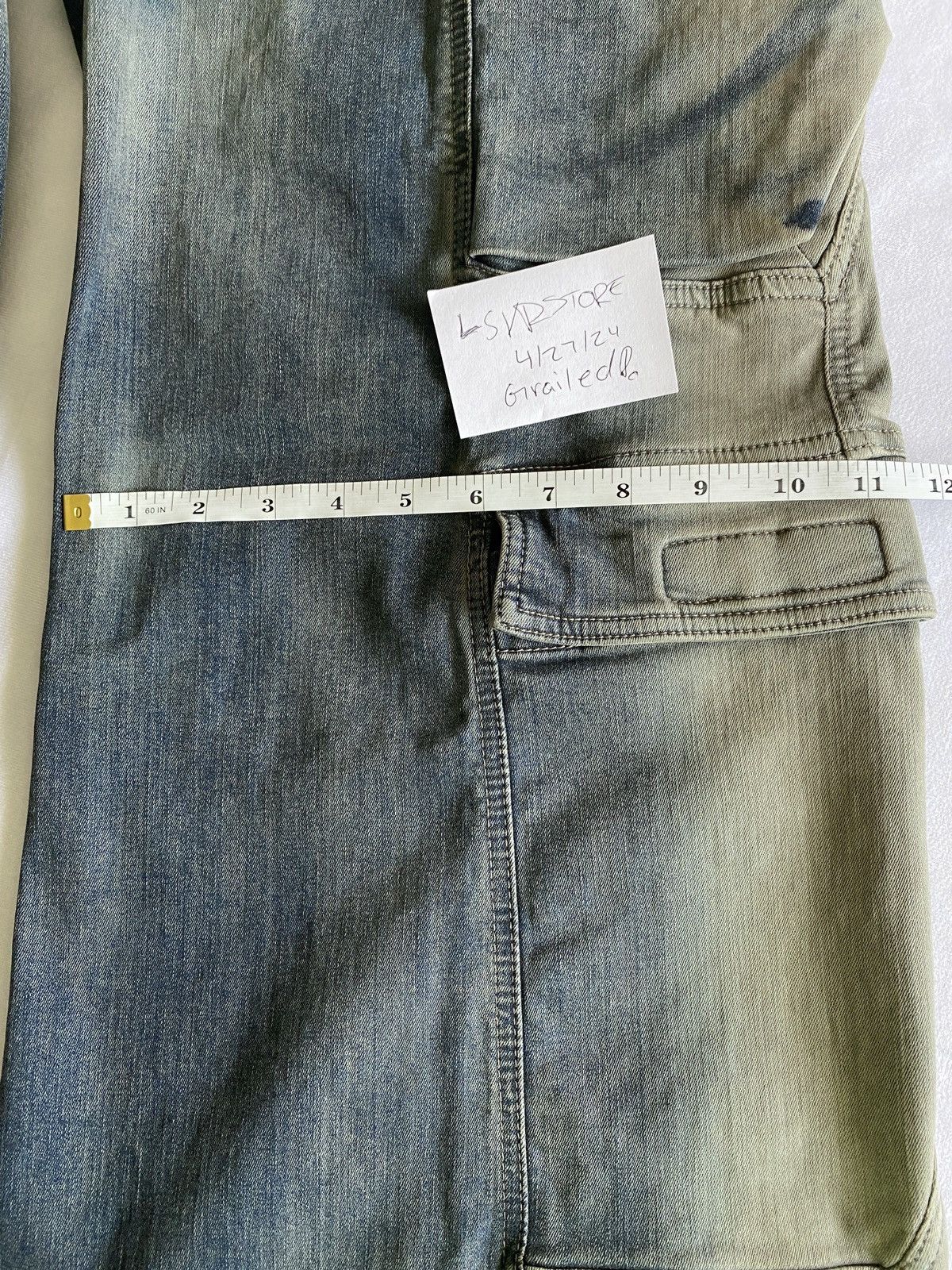 Rick Owens Rick Owens Double Cargo Jumbo Belas EDFU23 Mineral Pearl 48 Size US 32 / EU 48 - 18 Thumbnail