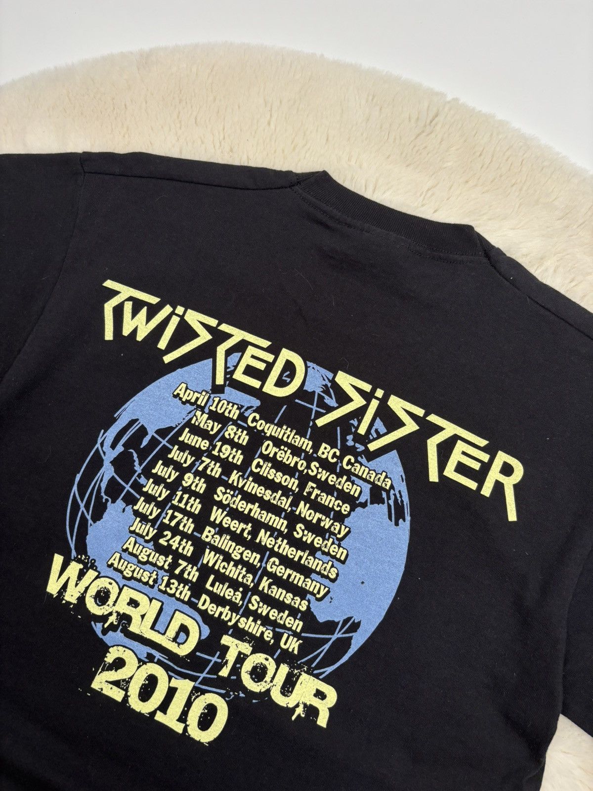 Band Tees × Vintage Twisted Sister Vintage 2010 World Tour Tee T-shirt Rare Y2K Size US M / EU 48-50 / 2 - 15 Thumbnail
