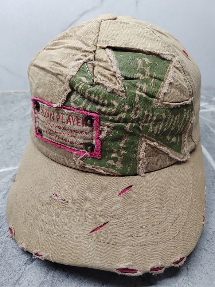 Japanese Brand Vintage Urban Player Japanese Punk Distressed Style Cap Hat Size ONE SIZE - 1 Thumbnail