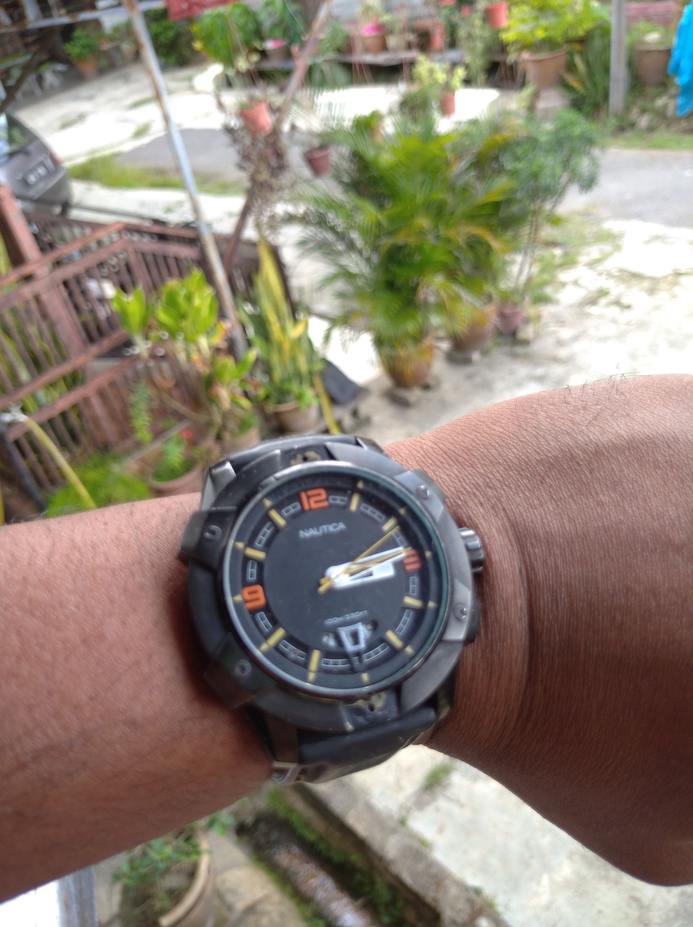Nautica Mens Watch A35517G NCS 46 with Black Dial