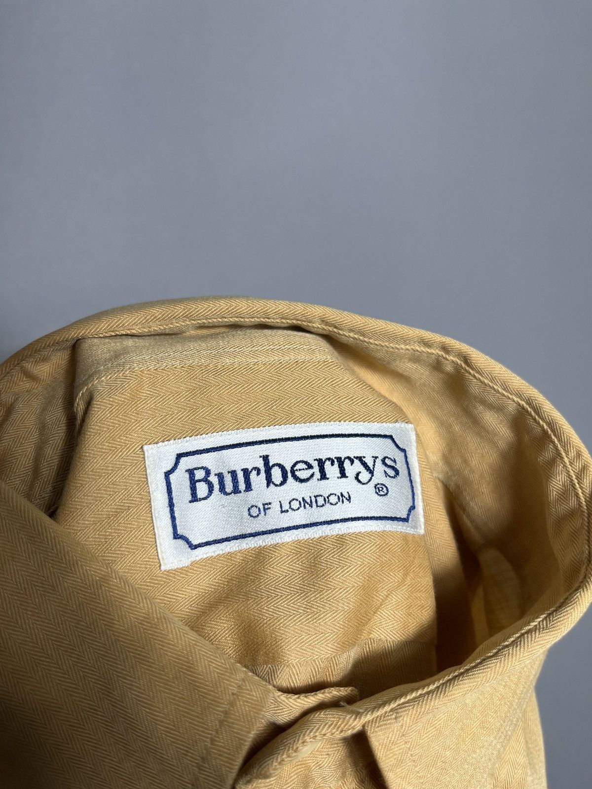 Burberry Burberrys London shirt button down beige mens pocket France Size US M / EU 48-50 / 2 - 9 Thumbnail