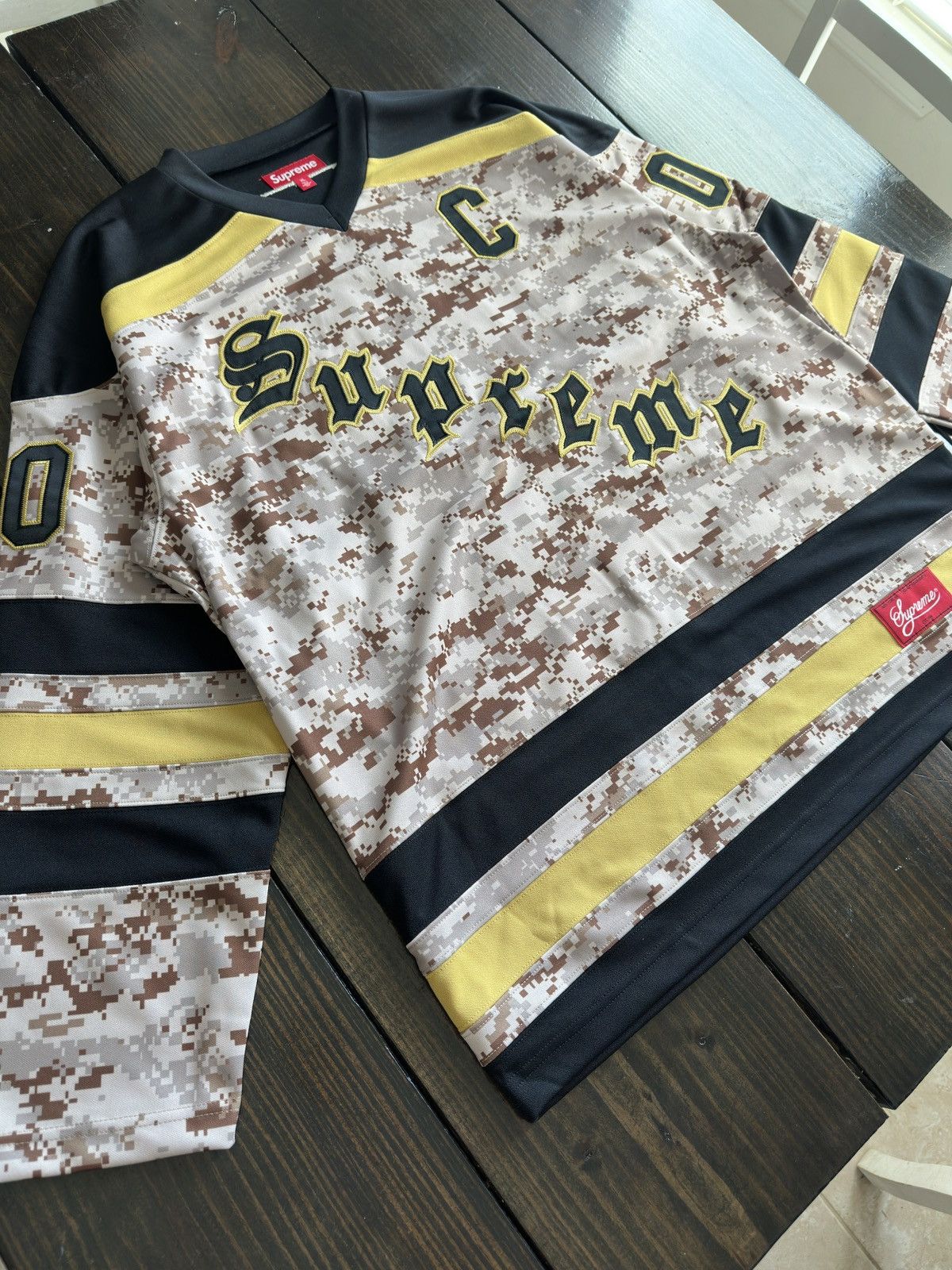トップス Supreme 2014ss Hockeyshirts Desert Camo Supreme Desert Camo Hockey Top (FW14)
