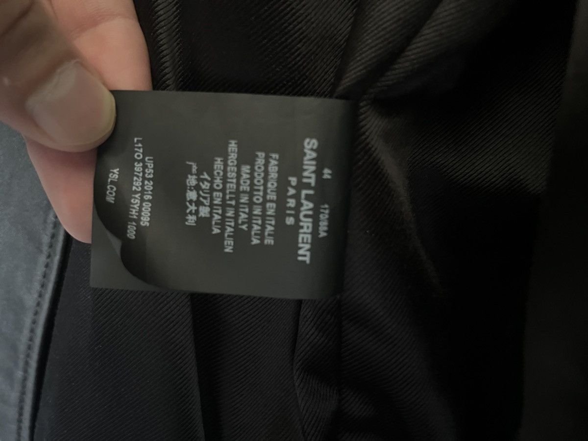 Hedi Slimane × Saint Laurent Paris Saint Laurent FW16 L17 Leather Jacket Size US S / EU 44-46 / 1 - 11 Thumbnail