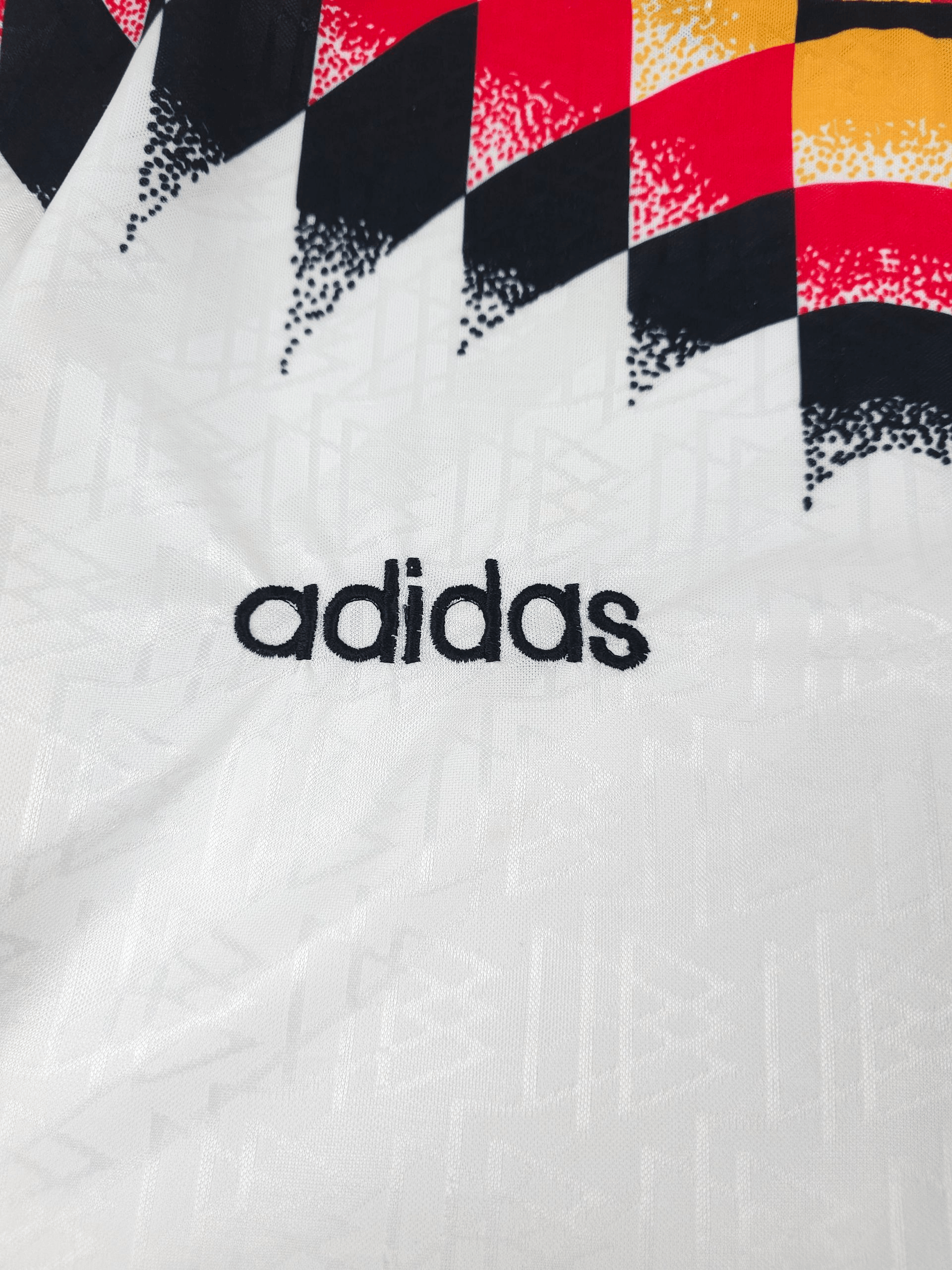 Adidas 💎 Vintage 1994-1996 Adidas Germany Home Soccer Jersey Size US S / EU 44-46 / 1 - 5 Thumbnail