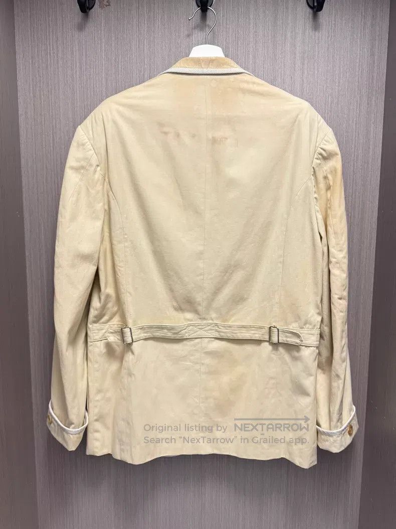 Yohji Yamamoto Yohji Yamamoto size m 88ss Petal Neck Trim Belt blazer Size 40R - 2 Thumbnail