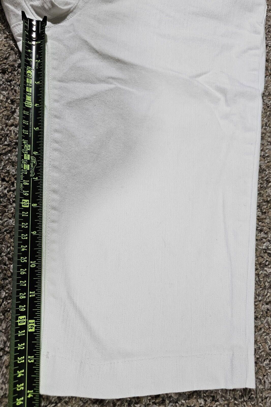 Chaps WOMENS CHAPS Size 8 White Stretch Shirts 14" Inseam Size 30" / US 8 / IT 44 - 5 Thumbnail