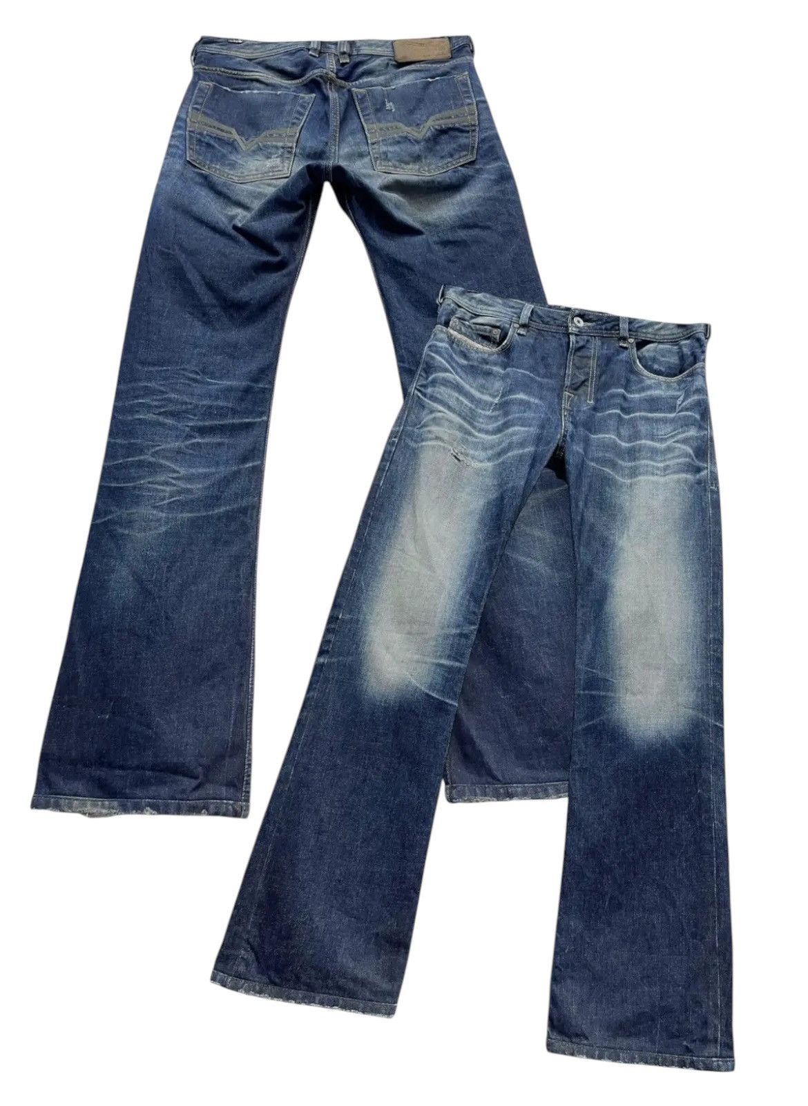 Diesel RARE🔥Vintage DIESEL ZATINY Mud Wash Regular Bootcut Flare💥 Size US 29 - 1 Thumbnail
