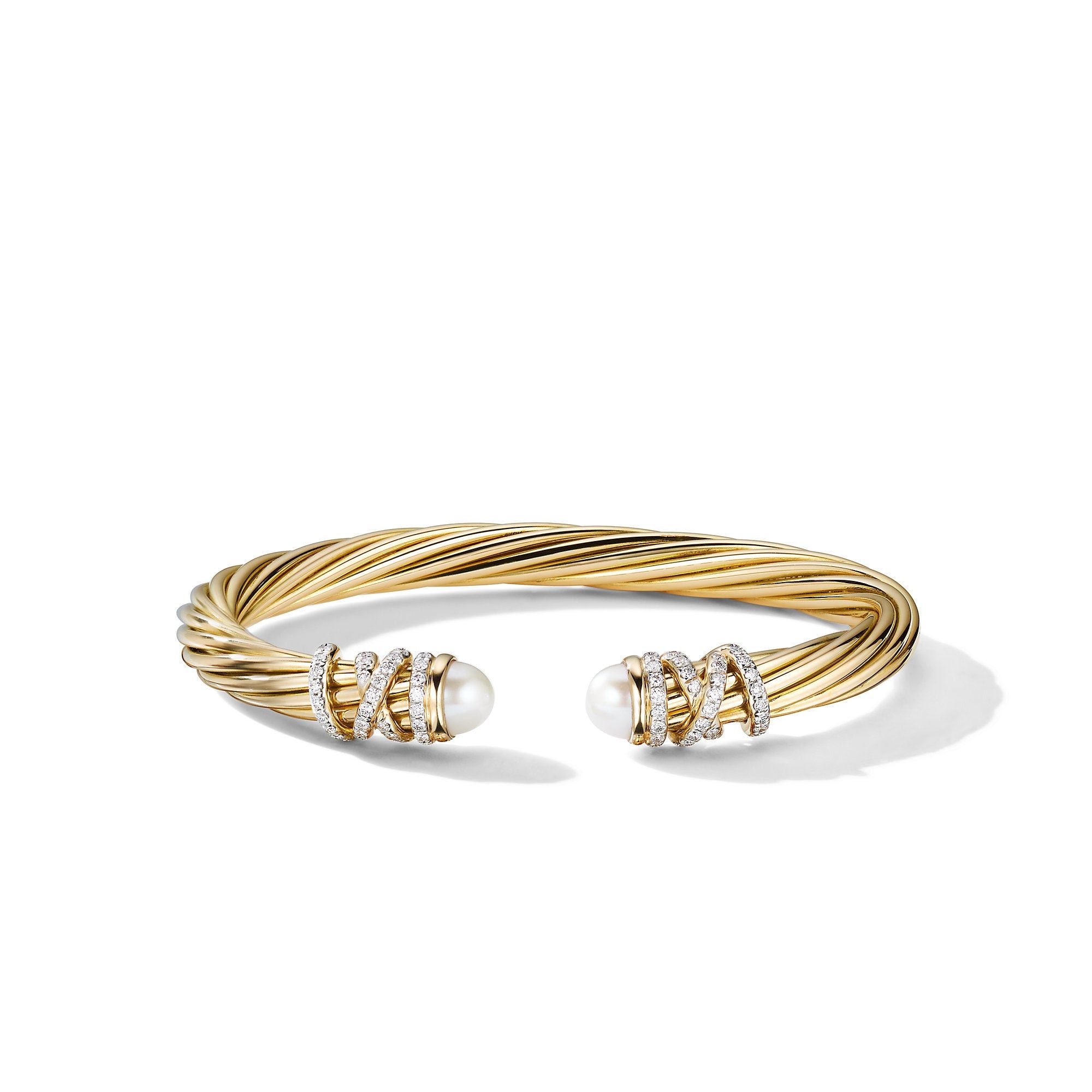 David Yurman o1w1db10325 B16264D Bracelet in 18K Yellow Gold and Diamond Size ONE SIZE - 2 Thumbnail