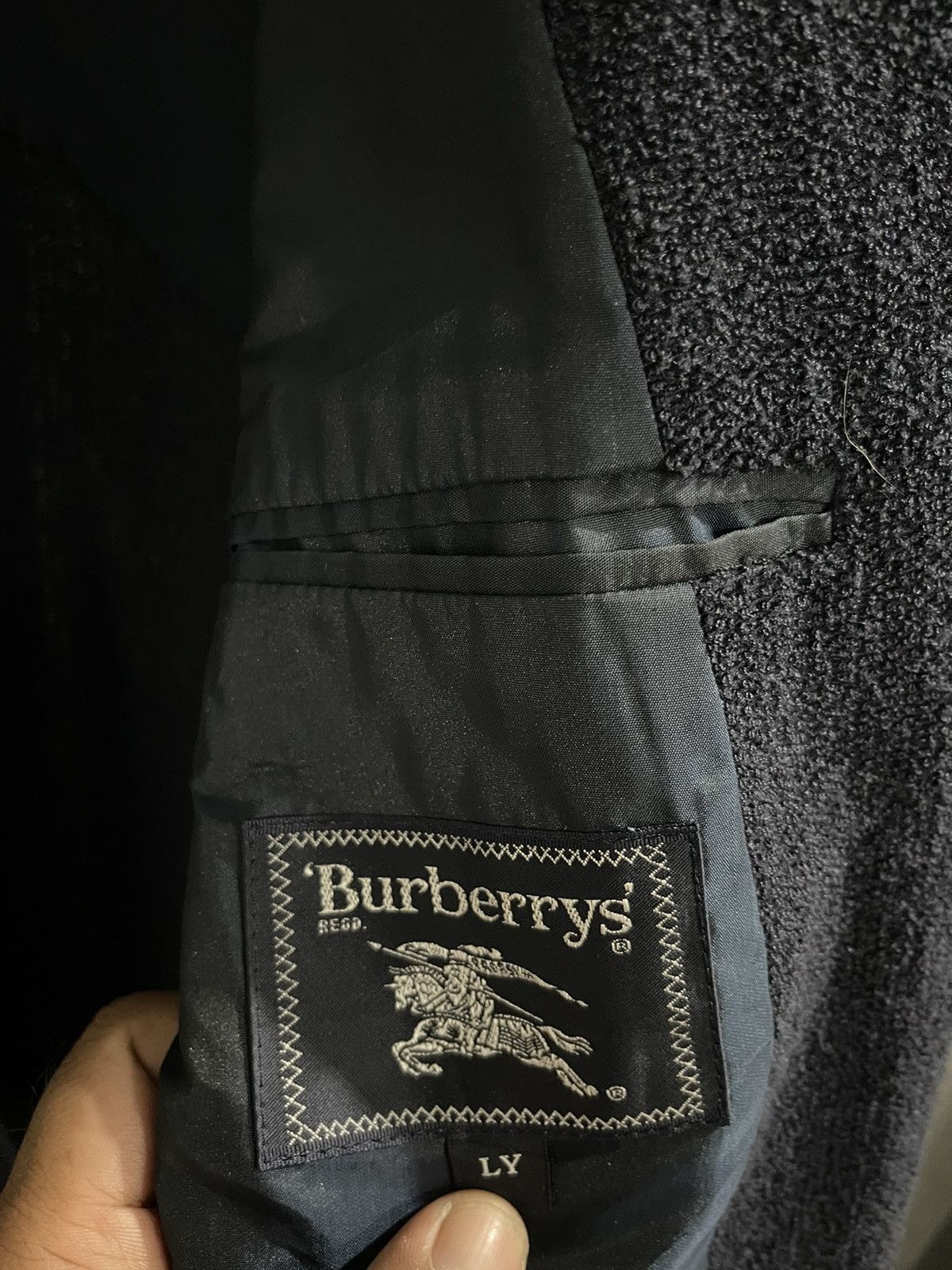 Burberry Vintage Burberrys Yacht Club Cudroy Coat Blazer Size 42L - 19 Thumbnail