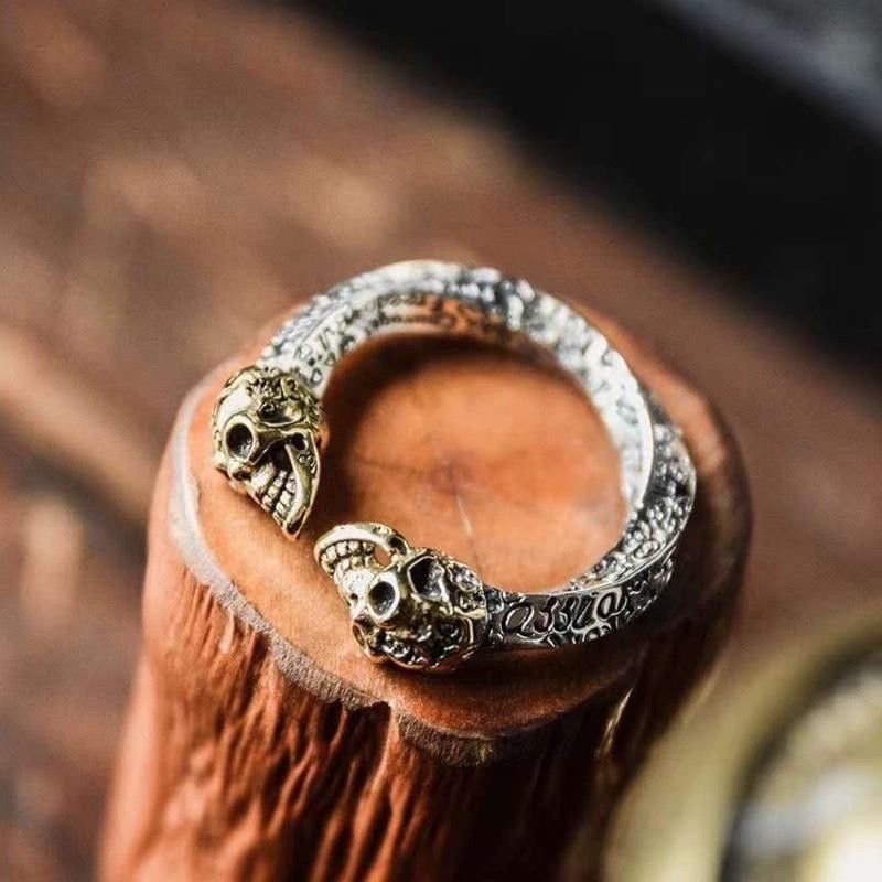 Jewelry Skull Matchless Jewelry Rings Open Chrome Ring (Size 7-13) Size ONE SIZE - 1 Thumbnail