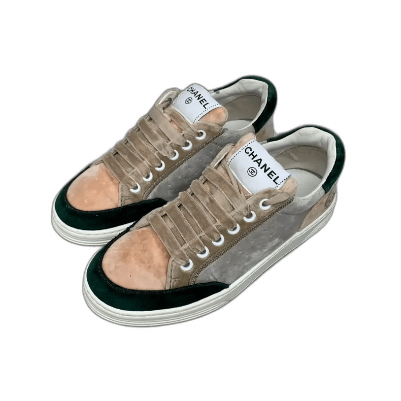 Chanel Chanel Velvet Panel Sneakers in Size 35.5 Size US 6 / IT 36 - 1 Thumbnail