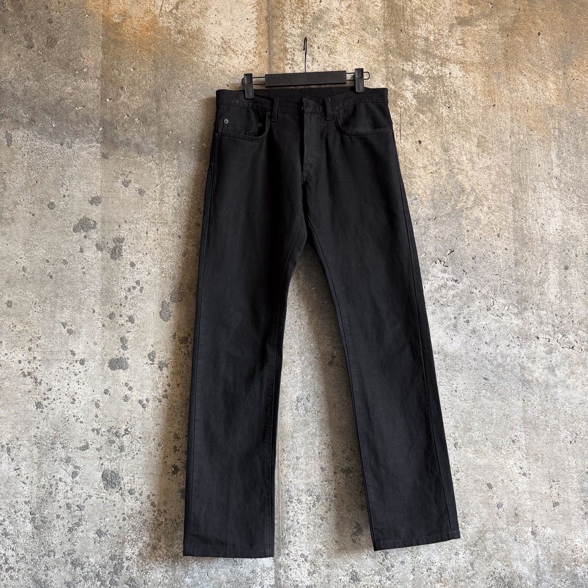 Dior Dior Homme Black Cotton/Linen Denim Size US 30 / EU 46 - 1 Thumbnail