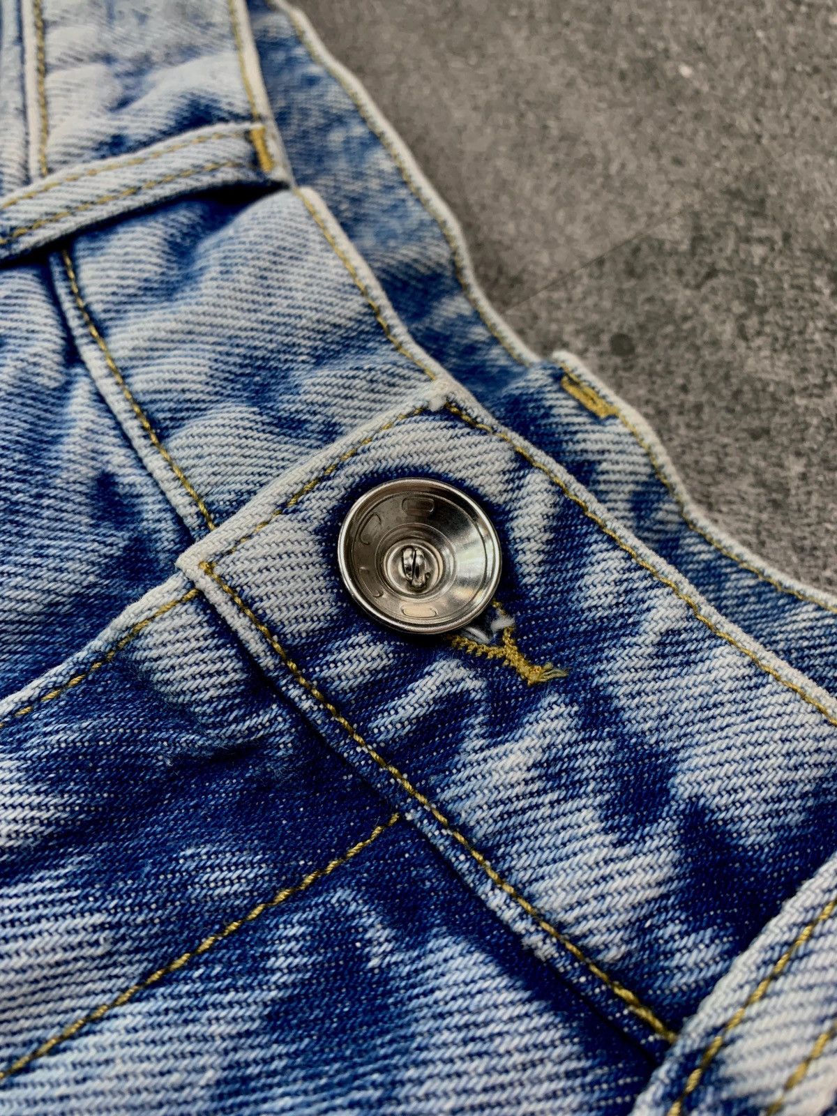 Maison Margiela FREE TAX! Line 1 Slash Cut Baggy Denim Jeans Size US 29 - 9 Thumbnail