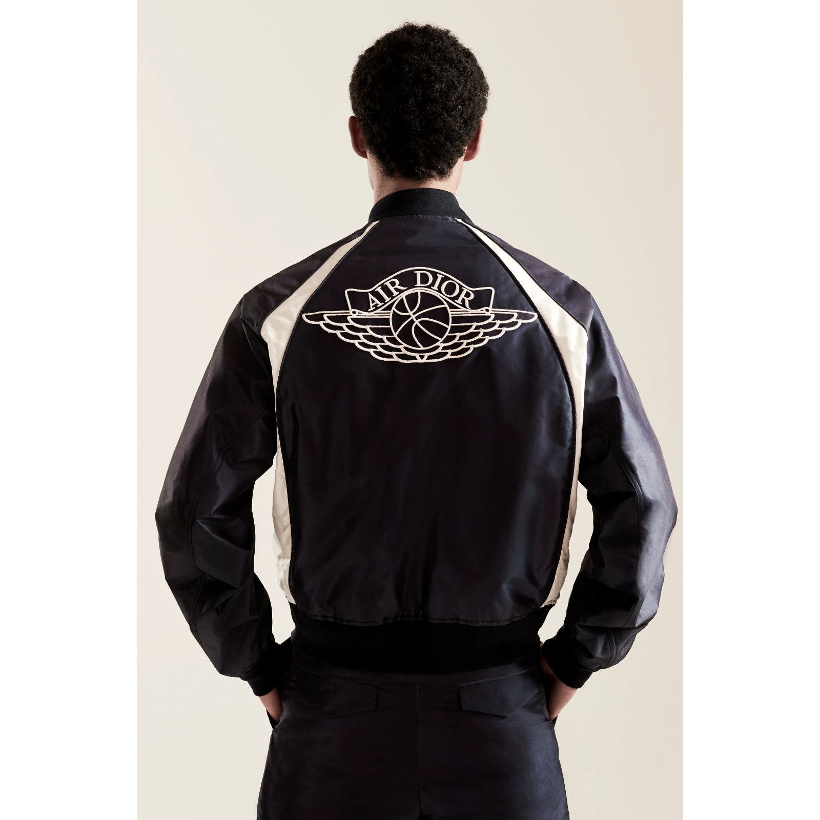 Dior Dior Air Logo Silk Rare Zip Up Zipper Bomber Jacket 48 Size US M / EU 48-50 / 2 - 1 Thumbnail