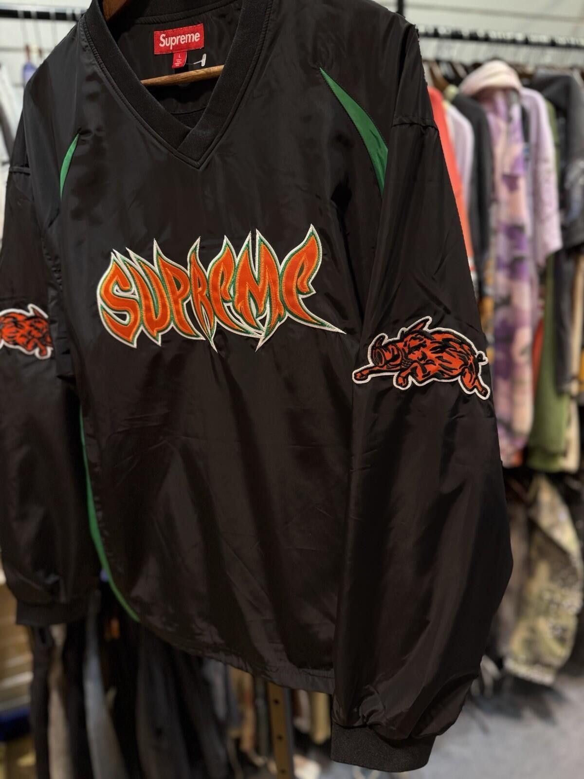 Supreme Supreme Warthog Warm Up (Large) Pullover Black Green New Size US L / EU 52-54 / 3 - 6 Thumbnail