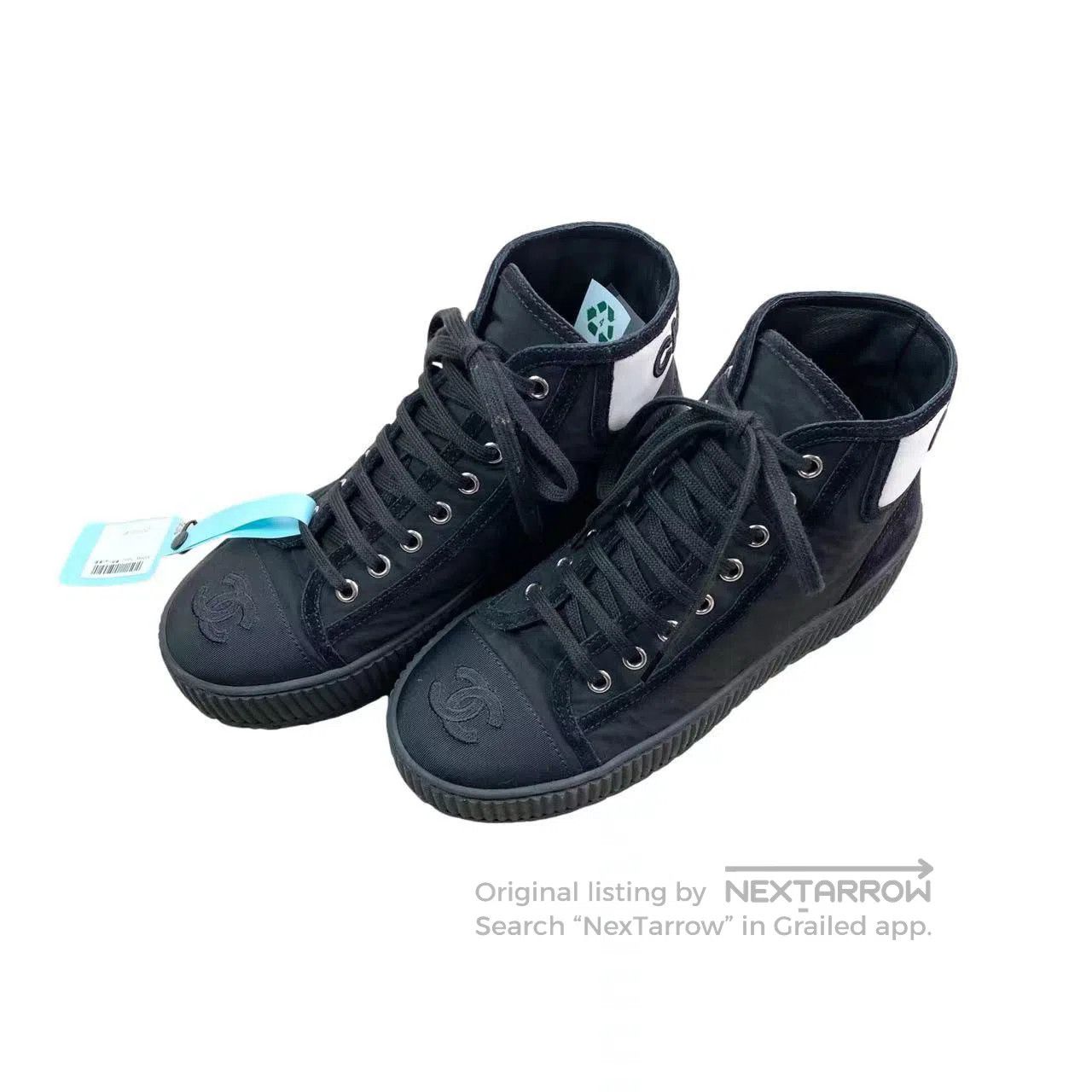 Chanel Chanel Upper double C high-top board shoes| Size US 5.5 / IT 35.5 - 1 Thumbnail