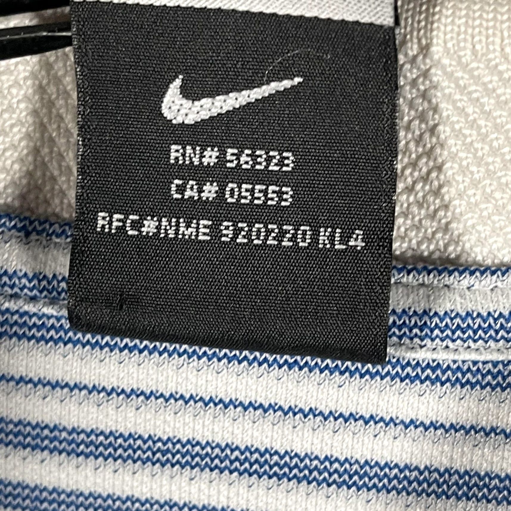 Nike Nike Dri-FIT Doral Polo Shirt Mens 2XL Blue White Striped Short Sleeve Golf Shirt Size US XXL / EU 58 / 5 - 7 Thumbnail