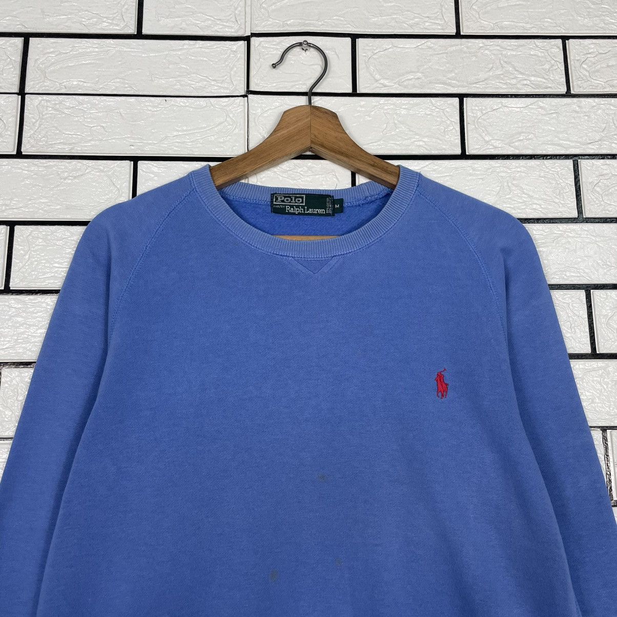 Polo Ralph Lauren Vintage Polo Ralph Lauren Blue Sweatshirt Size US S / EU 44-46 / 1 - 2 Thumbnail
