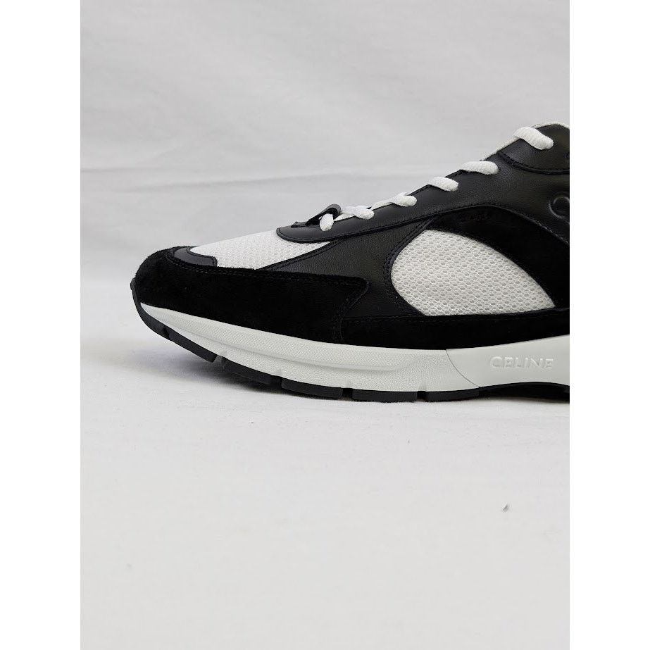 Celine o1rshd1 Low Lace-Up Sneakers in Black/Optic White Size US 12 / EU 45 - 3 Thumbnail