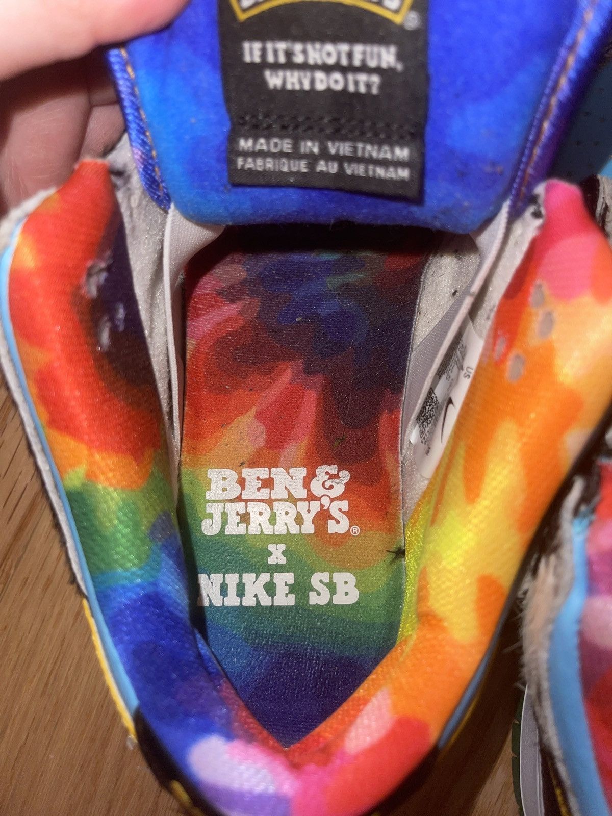 Nike Nike Dunk Ben and Jerry’s Size US 4 / IT 34 - 14 Thumbnail
