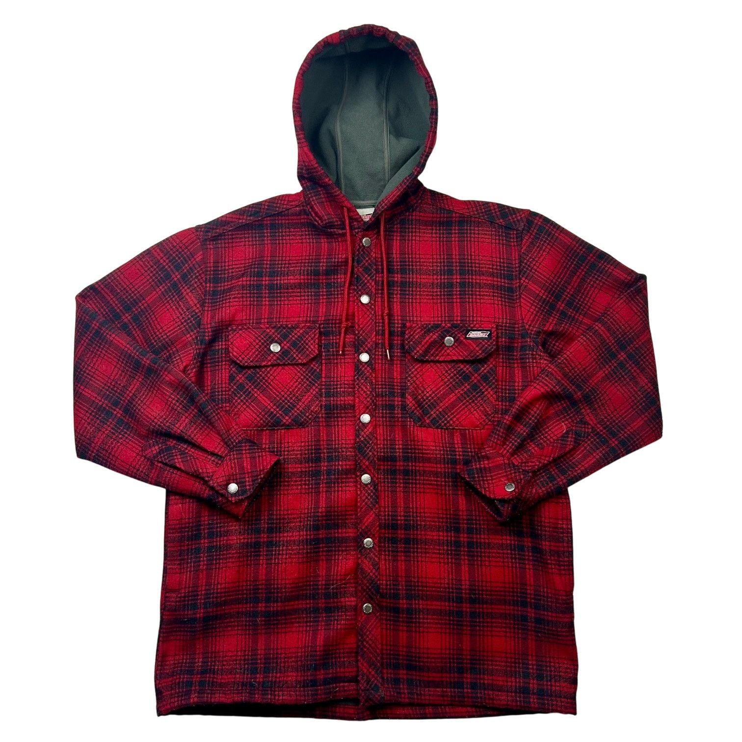 Dickies Dickies Men's Water Repellent Flannel Hooded Shirt Jacket Size US M / EU 48-50 / 2 - 1 Thumbnail