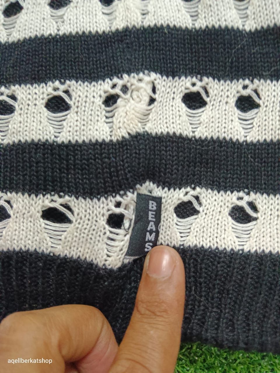 Japanese Brand BEAMS Japan Distressed Beanie Size ONE SIZE - 5 Thumbnail