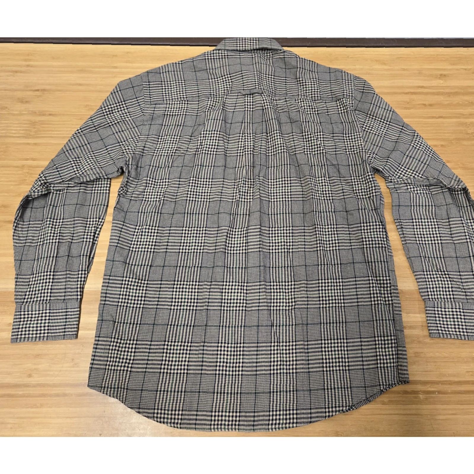 Pendleton VINTAGE Pendleton Shirt Mens M Glen Plaid Canterbury Cloth Merino Wool Pima Wood? Size US M / EU 48-50 / 2 - 5 Thumbnail