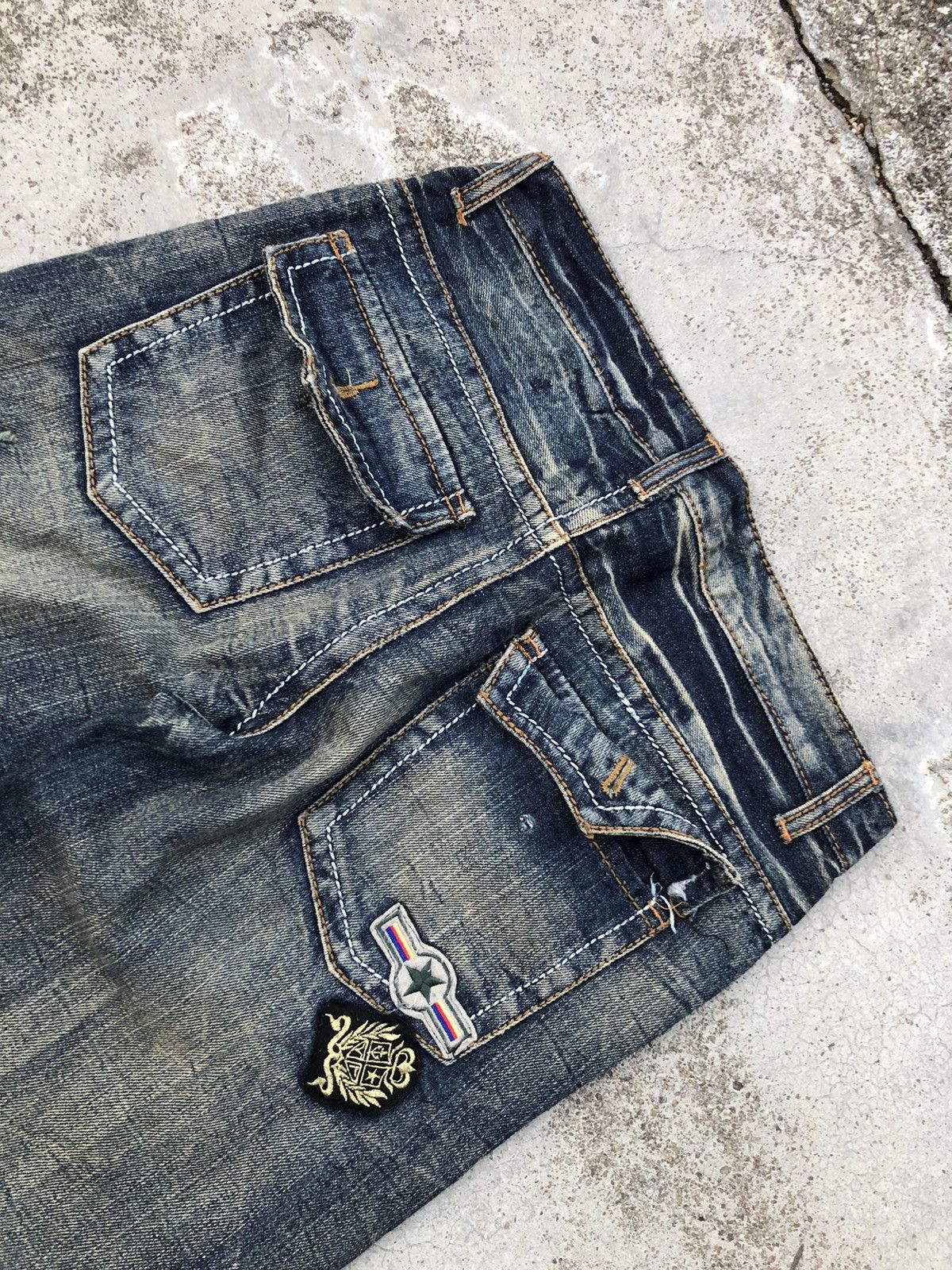 Other BOOTCUT RUSTY DISTRESSED DENIM Size US 30 / EU 46 - 9 Thumbnail