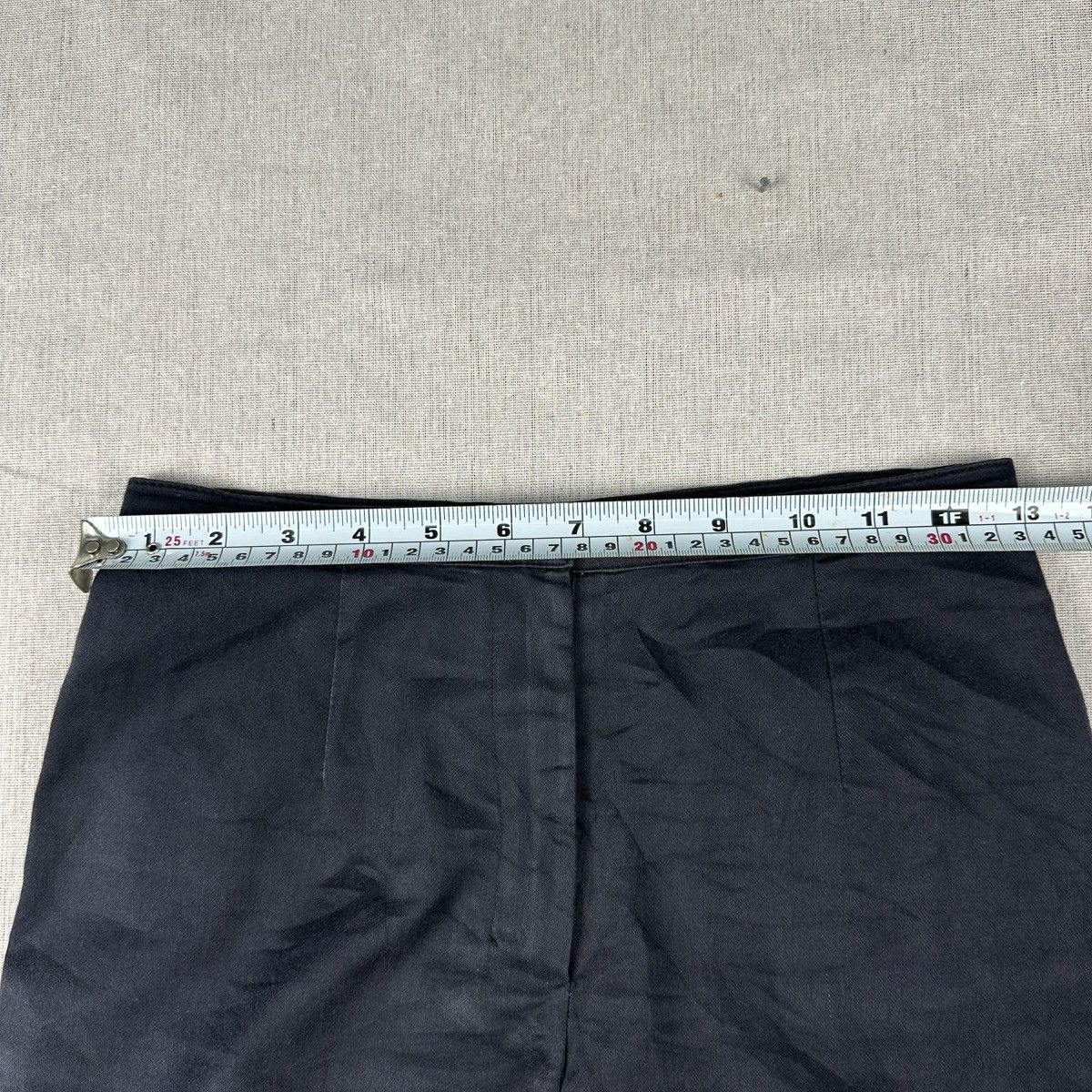 Dolce & Gabbana Dolce & Gabbana Flare Trousers Split Hem Black Size 26" / US 2 / IT 38 - 16 Thumbnail