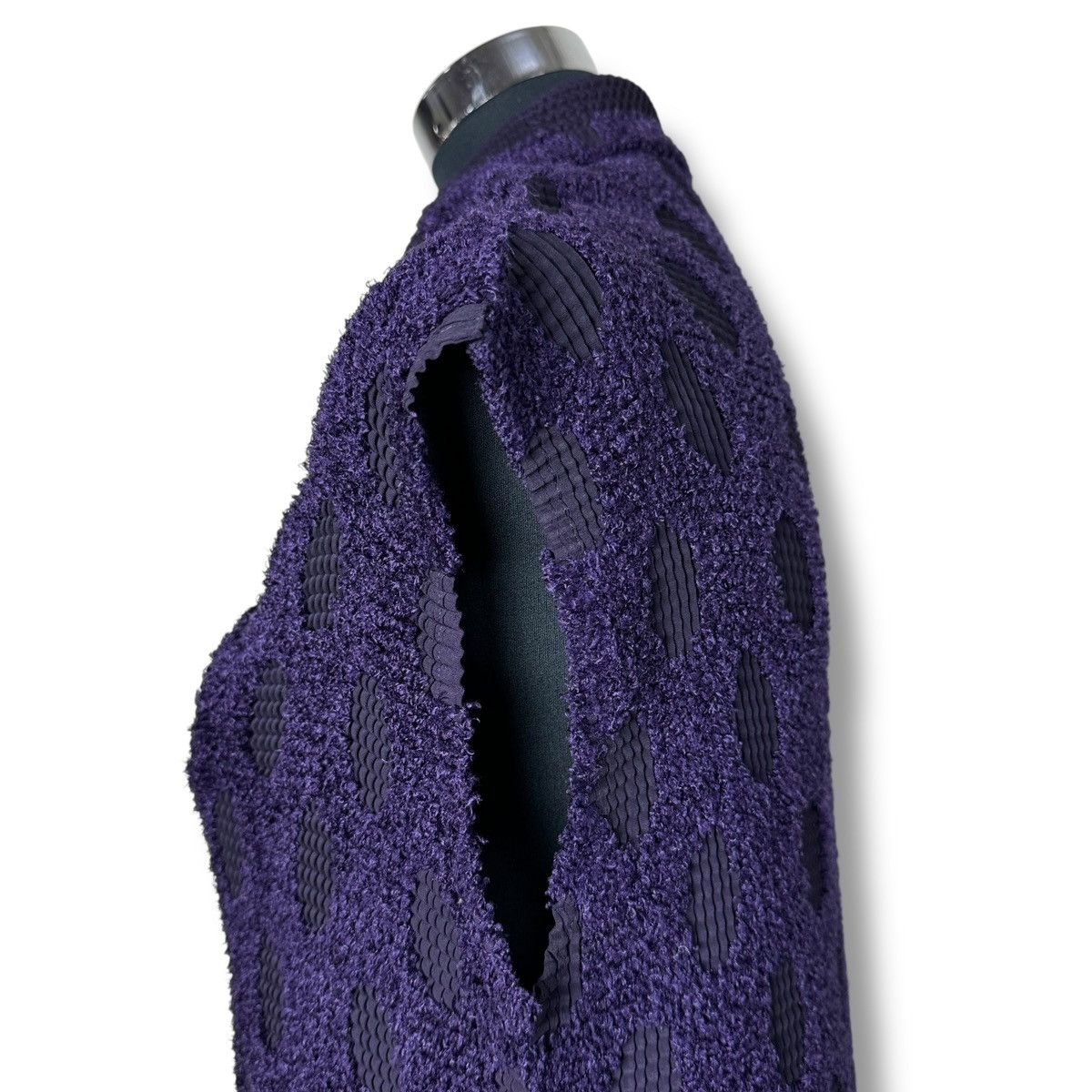 Issey Miyake 80’s SAMPLE IsseyMiyake Pleated Mesh Mini Dress Size ONE SIZE - 5 Thumbnail