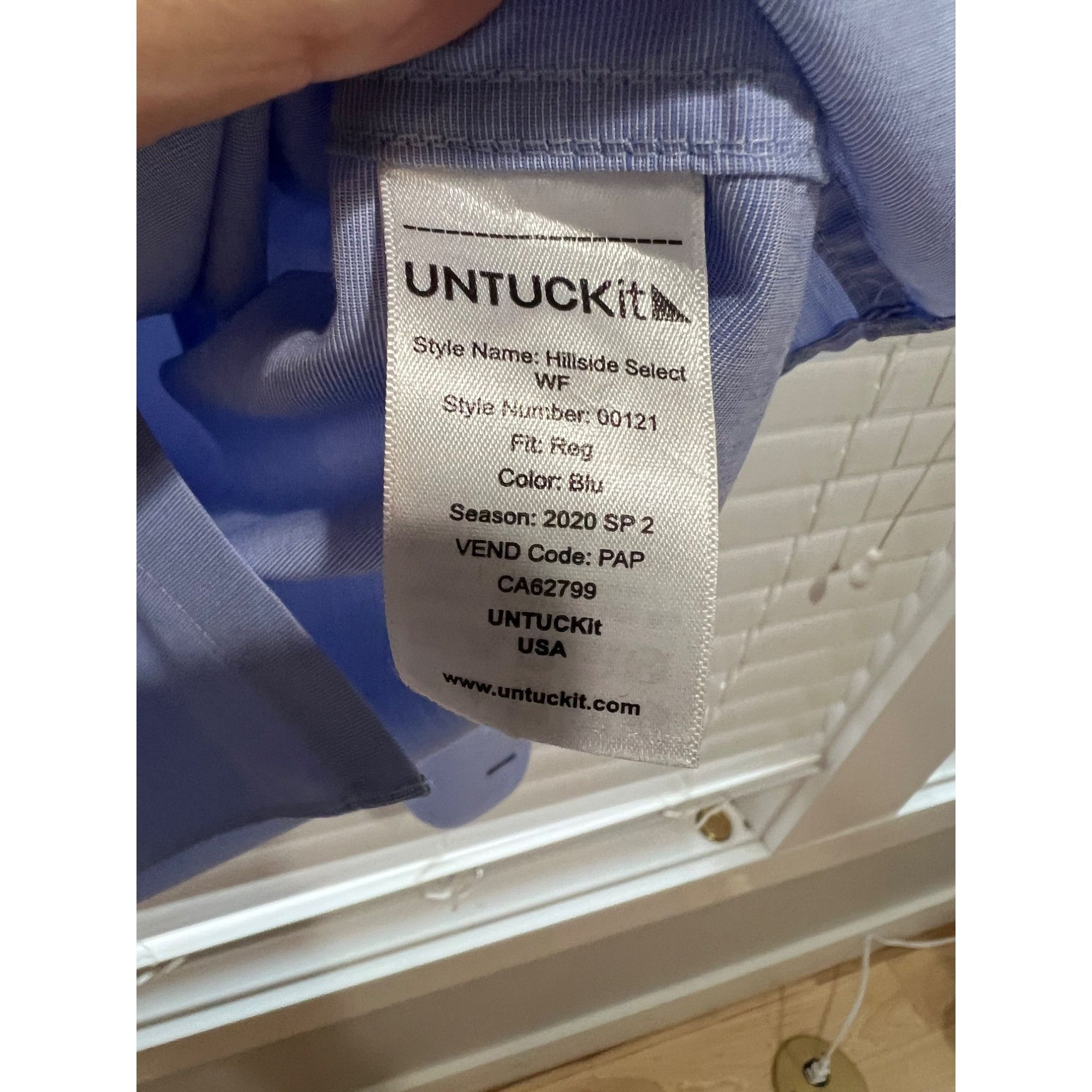 UNTUCKit Untuckit Long Sleeve Button Up Shirt - Size XXXL Size US XXL / EU 58 / 5 - 3 Thumbnail