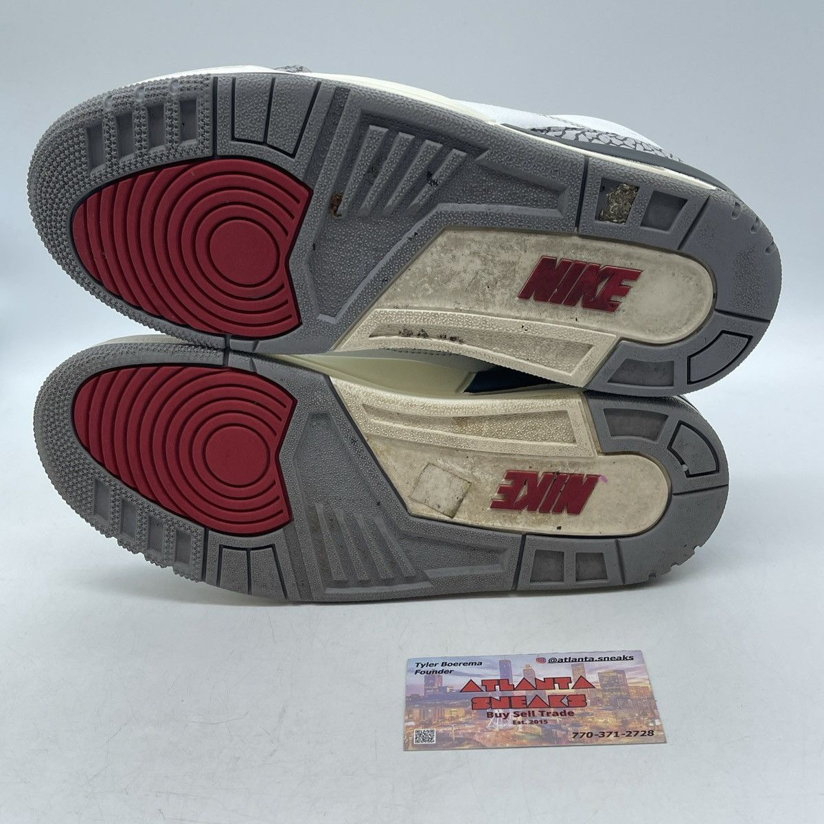 Jordan Brand Air Jordan 3 white cement reimagined Size US 8 / EU 41 - 7 Thumbnail