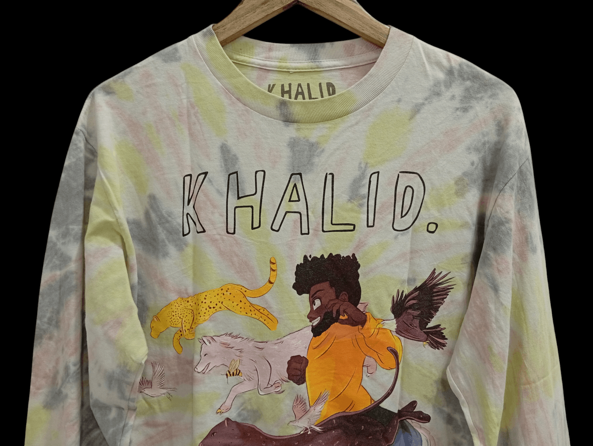 Rap Tees 🔥🔥Khalid Free Spirit 2019 Tour Tye Dye LS T-Shirt Size US M / EU 48-50 / 2 - 10 Thumbnail