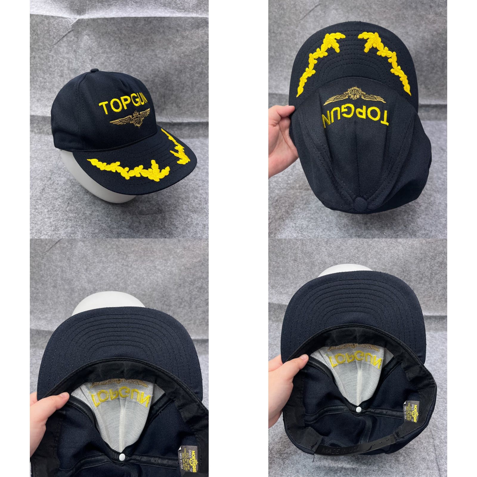 Vintage VINTAGE North Star Hat Cap Baseball Cap One Size Black Cotton Twill 80s 90s USA Logo Movie USA Mens Size US M / EU 48-50 / 2 - 8 Thumbnail