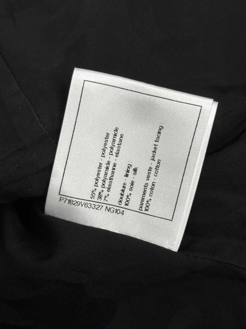 Chanel Chanel Black and white sequin striped short jacket Size XS / US 0-2 / IT 36-38 - 7 Thumbnail
