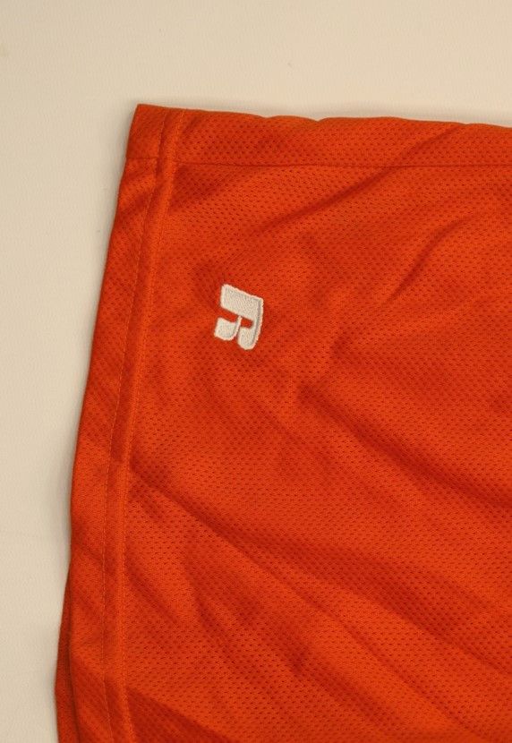 Russell Athletic × Vintage Vintage 90s Russell Athletic Above Knee Shorts Orange Nylon Size US 36 / EU 52 - 5 Thumbnail