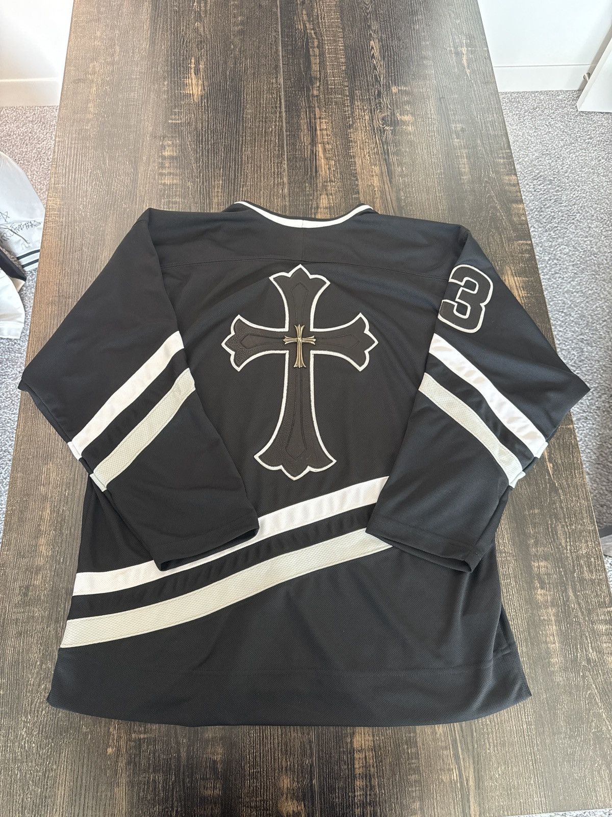 Chrome Hearts Chrome Hearts Patch Hockey Jersey (Fits Medium/Large/XL) Size US S / EU 44-46 / 1 - 2 Thumbnail