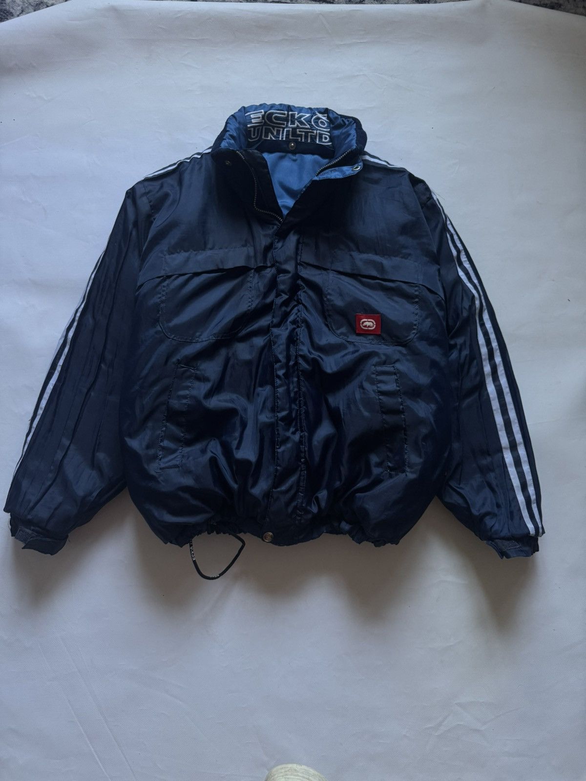 Ecko Unltd. Vintage Ecko Unltd Reversible Puffer Jacket – 2 Way Y2K Size US L / EU 52-54 / 3 - 1 Thumbnail