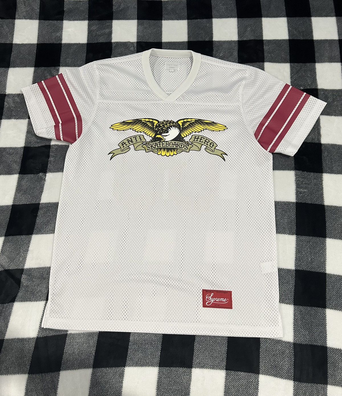 Supreme SS14 Mesh White selling Jersey