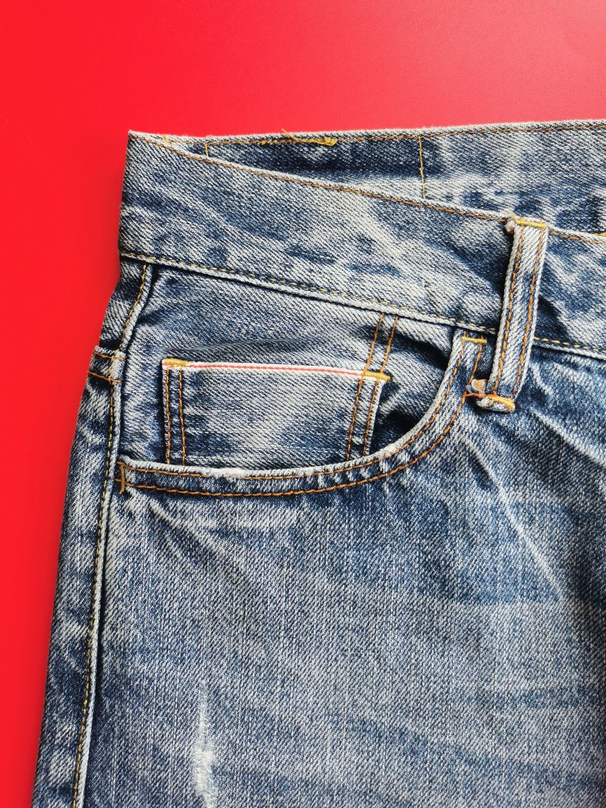 Sugar Cane Rush Hour Japan Selvedge Denim Jeans Size US 30 / EU 46 - 3 Thumbnail