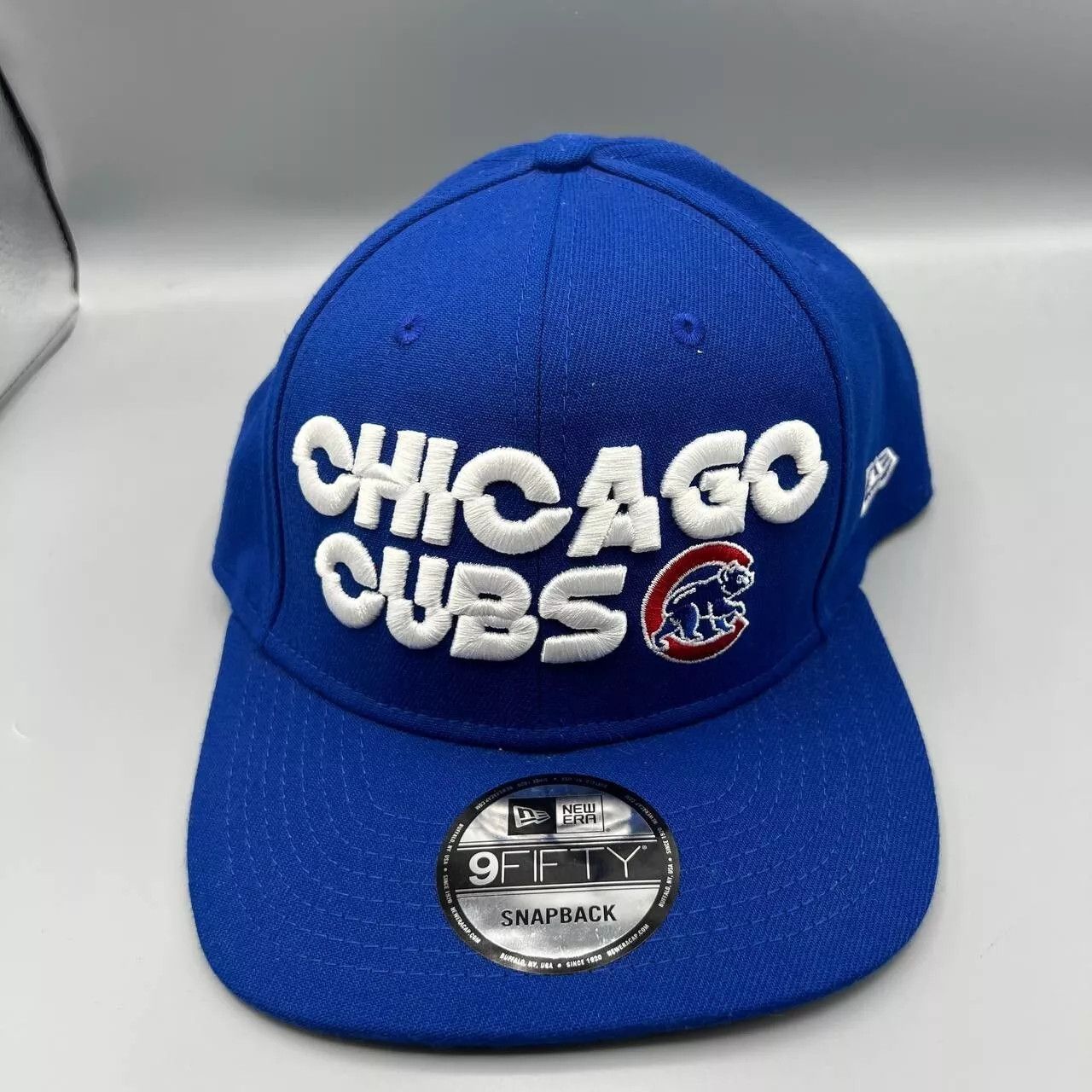 New Era Chicago Cubs Hat Men M-L 9Fifty New Era Snap Back Cap New Size ONE SIZE - 1 Thumbnail