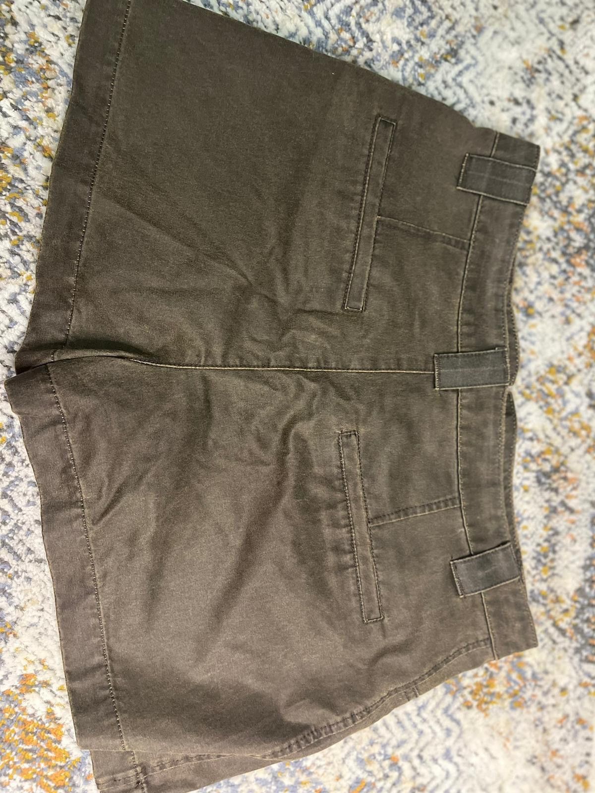 Zara Brown leather skort Size 30" / US 8 / IT 44 - 3 Thumbnail