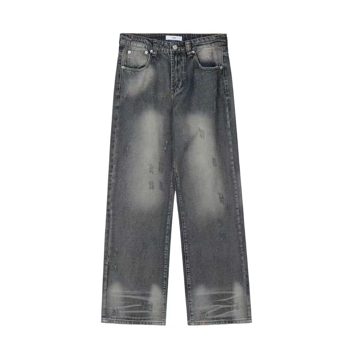 Japanese Brand × Jean Vintage washed straight leg casual jeans Size US 32 / EU 48 - 5 Thumbnail
