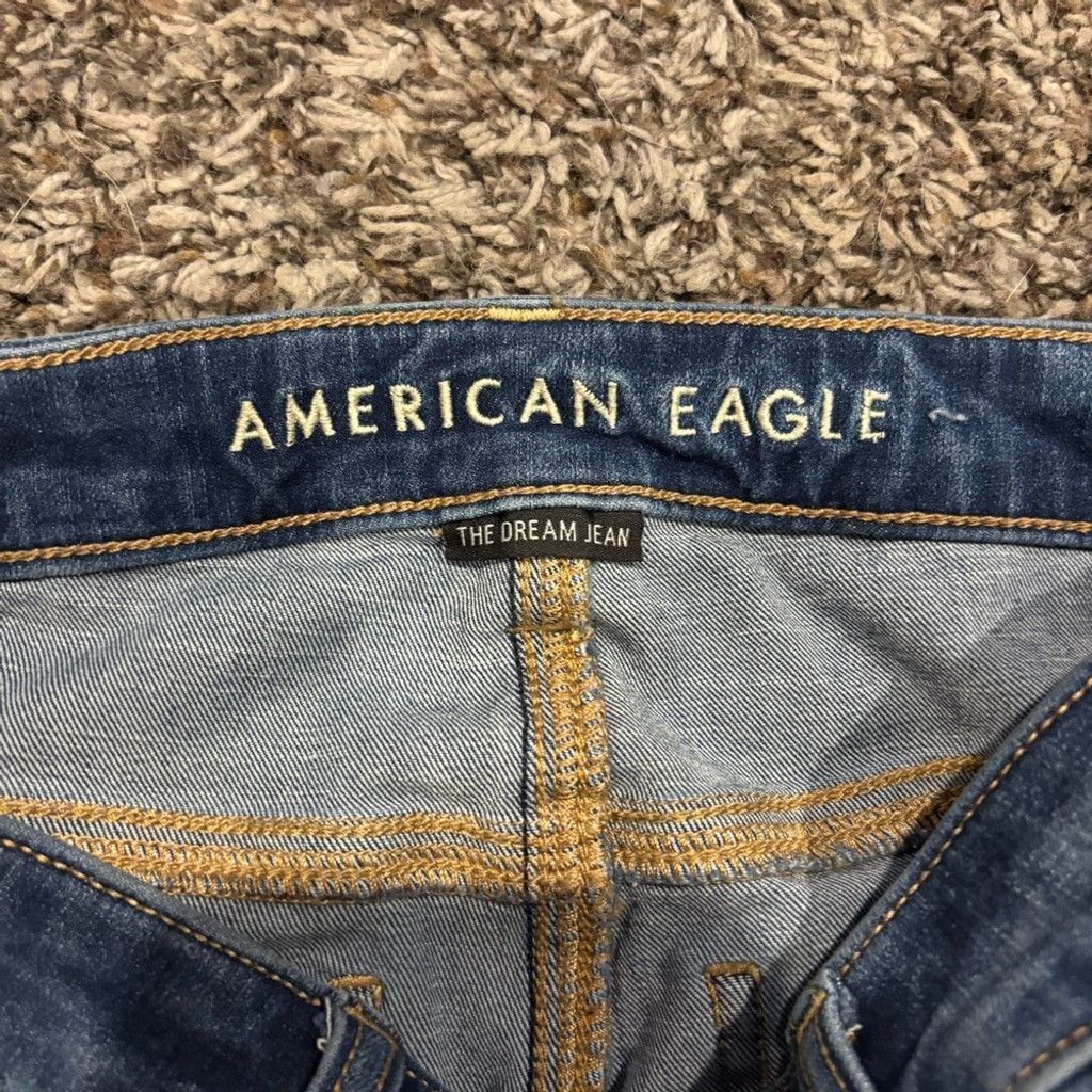 American Eagle Outfitters Women's American Eagle Distressed Jegging Jeans Size 28" / US 6 / IT 42 - 5 Thumbnail